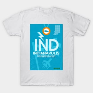 IND Indianapolis airport code T-Shirt